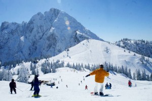 Herrliches Skiwetter im Salzburger Land