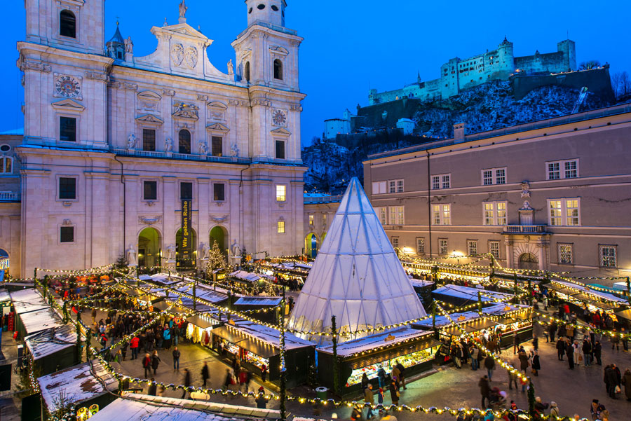 Einer der schönsten Adventmärkte im Salzburger Land: Salzburger Christkindlmarkt