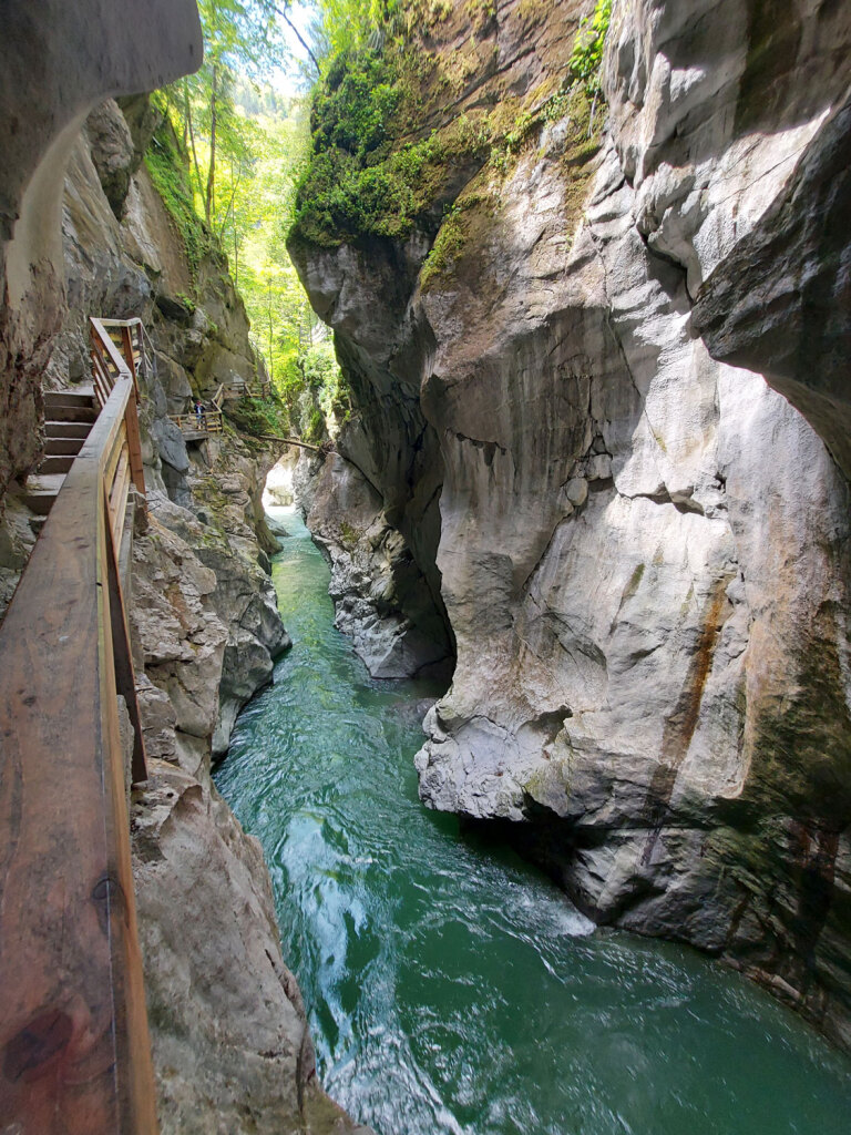 Steig zur Dunklen Klamm