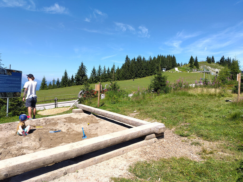 Sankiste in Brunos Bergwelt
