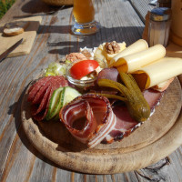 Brettljause auf der Rocheralm