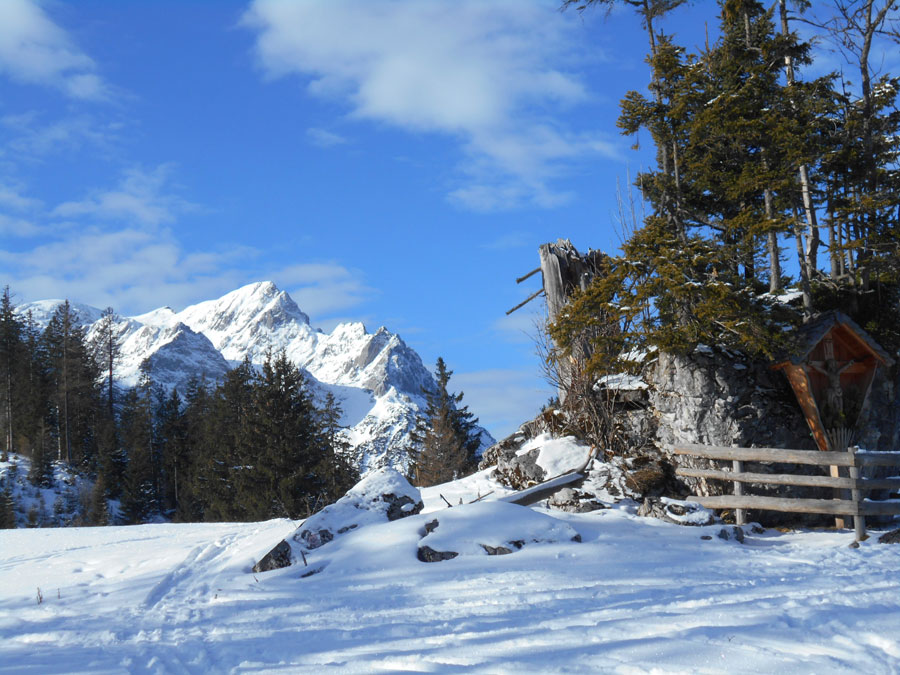 Der präparierte Weg zur Ostpreußenhütte ist bei Wanderern und Skitouren-Fans beliebt