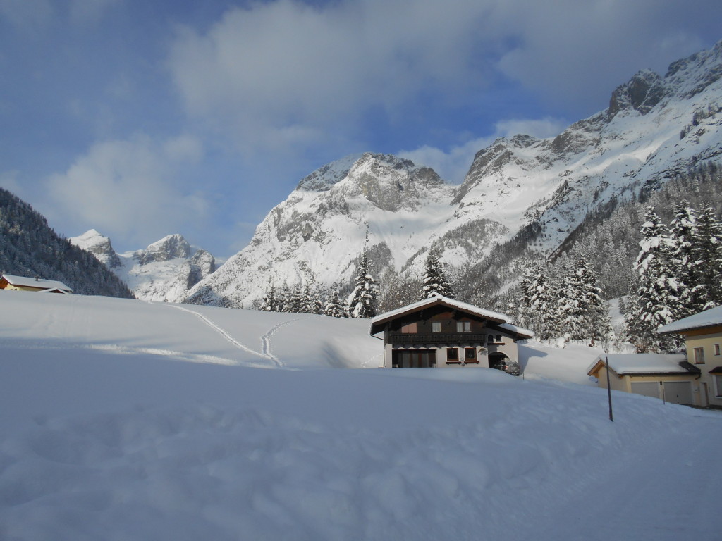 Winterliches Lammertal