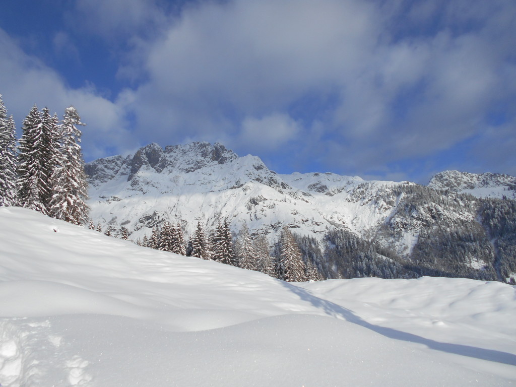 Verschneites Tennengebirge