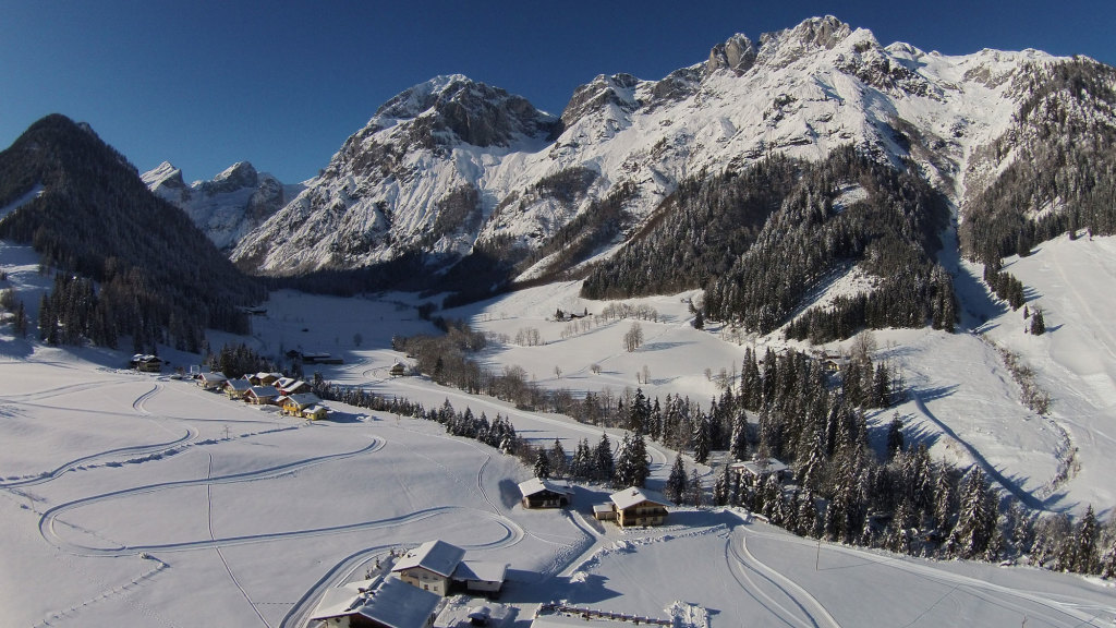 Tennengebirge im Salzburger Land im Winter