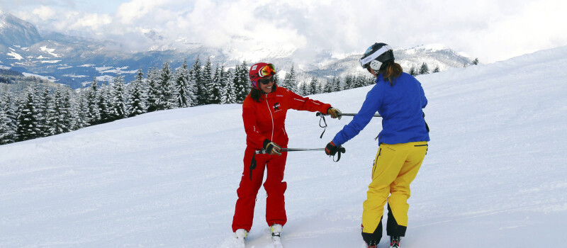 Skifahren üben