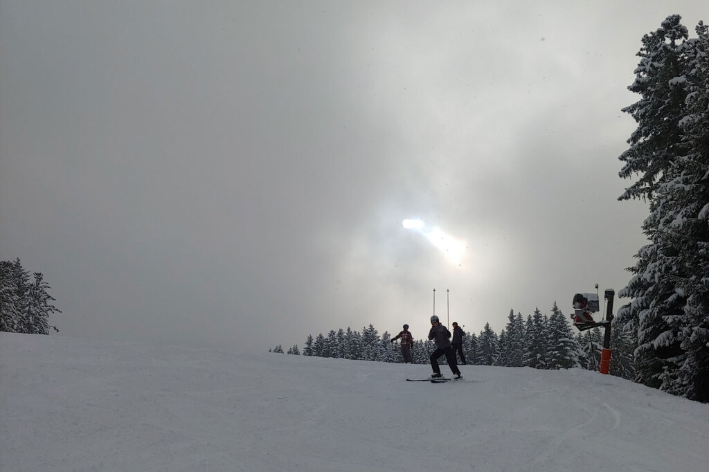 Skifahren verbessern mit Skilehrerin