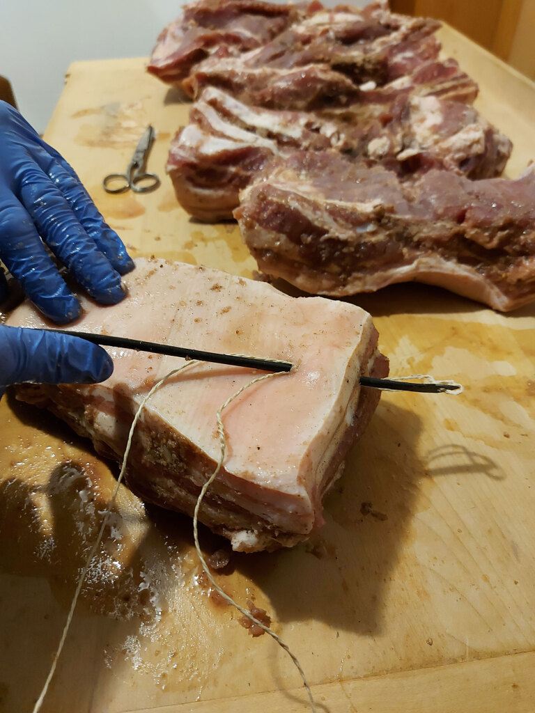 Speck aufhängen