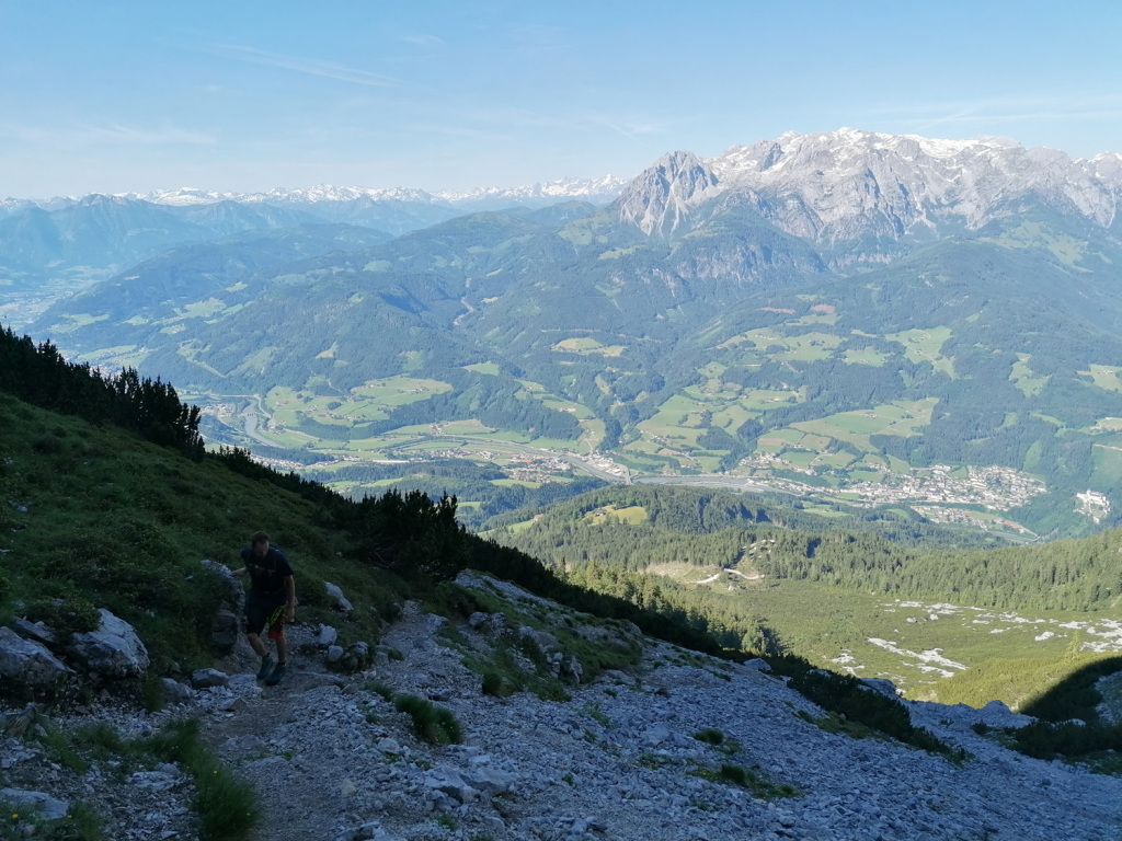 Steig zur Thronleiter im Tennengebirge