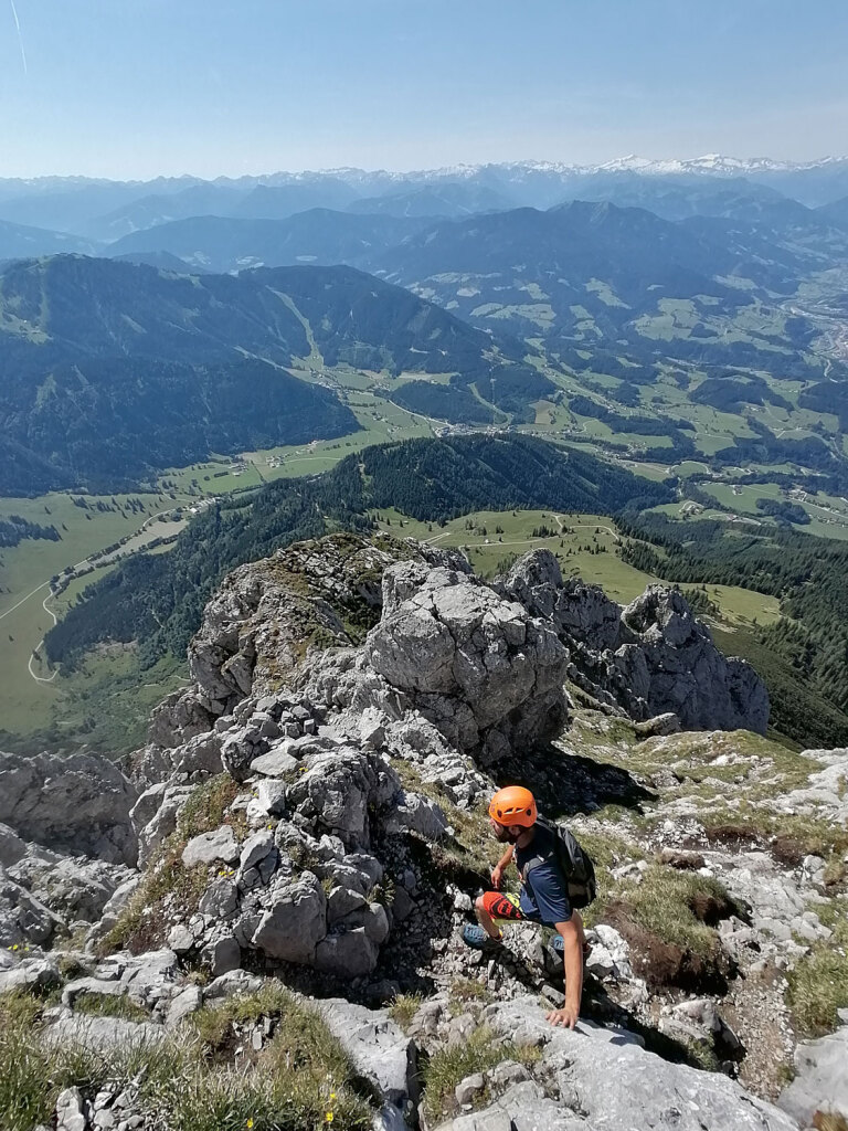 Ausblick auf Werfenweng vom Hochthron