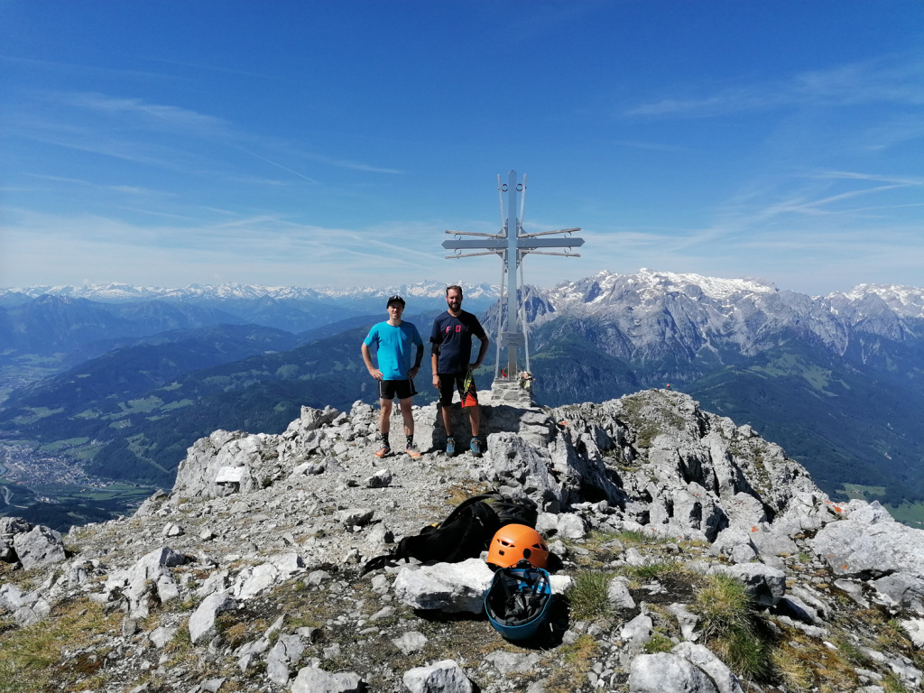 Am Gipfel des Werfener Hochthron