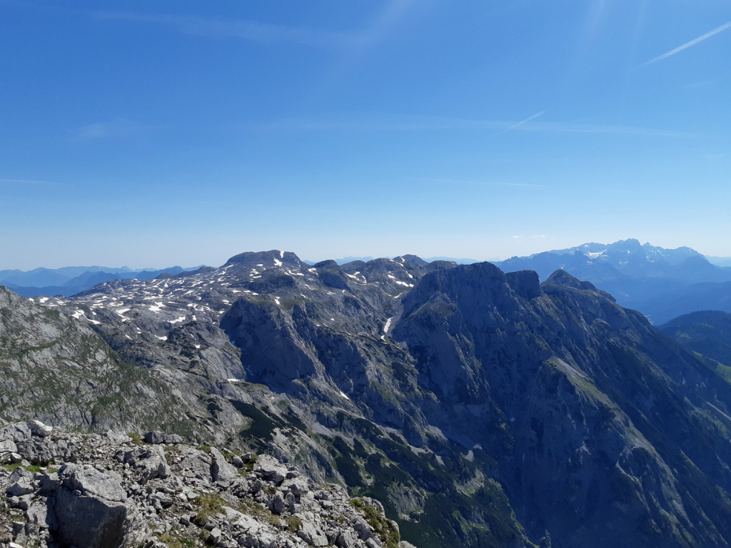 Ausblick auf das Tennengebirge mit Eiskogel