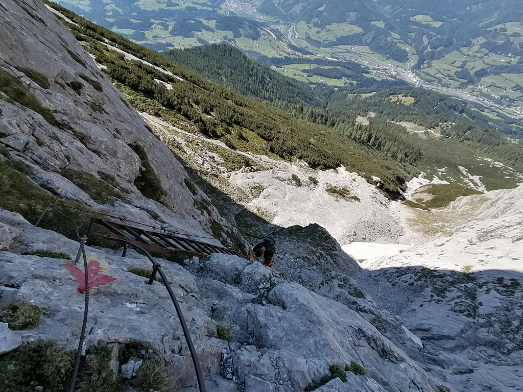 Leiter am Werfener Hochthron