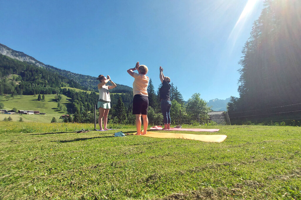 Ruhe und Entspannung im Yoga Hotel