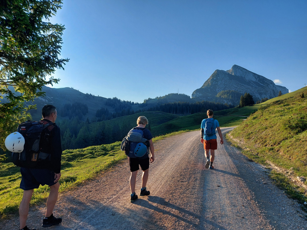 Zustieg zur Rottenhofhütte