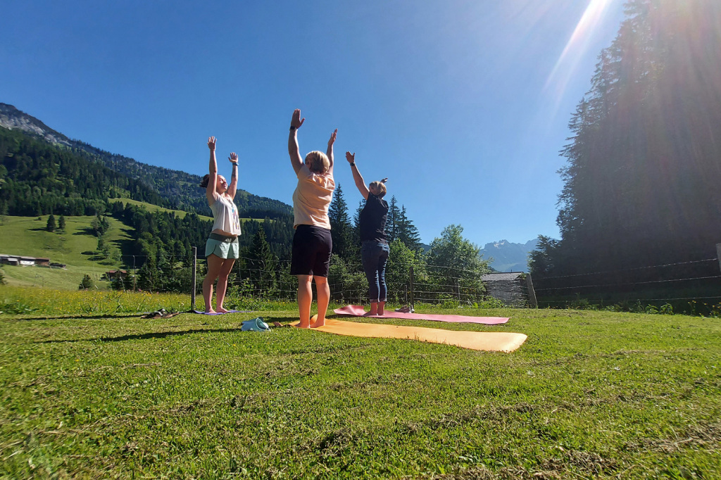 Yoga im Freien