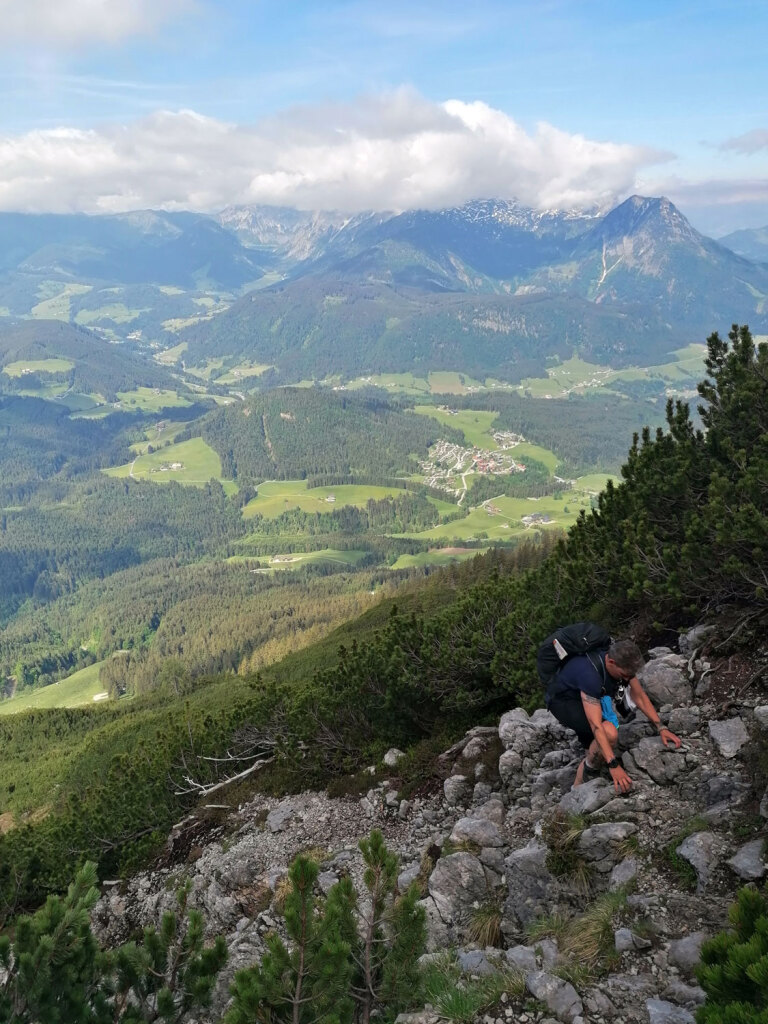 Bergsteigen im Gosaukamm