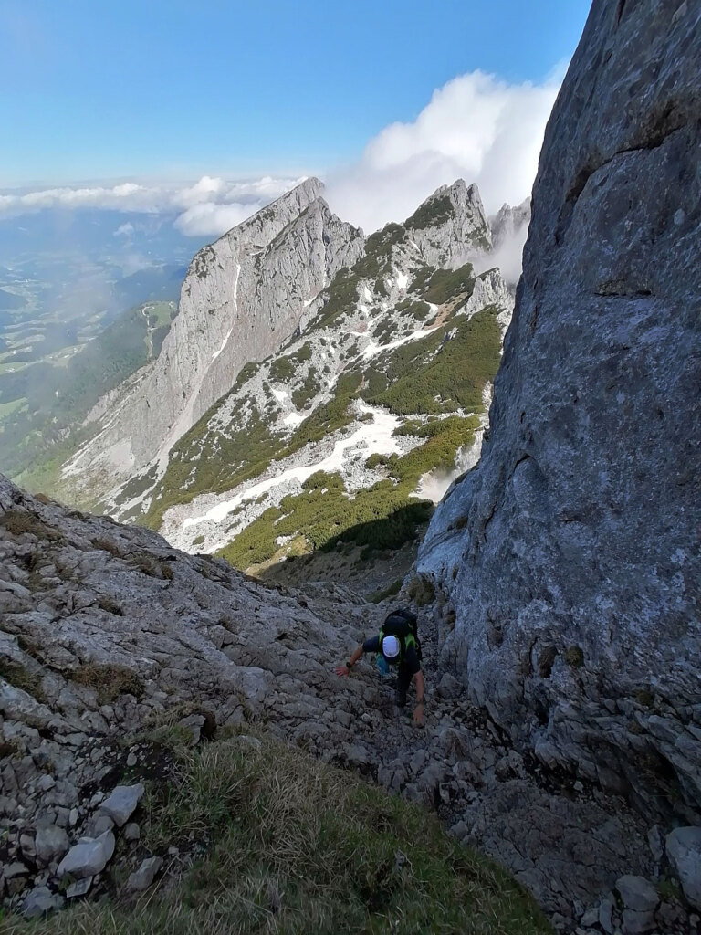 bergsteigen-gosaukamm-rinne