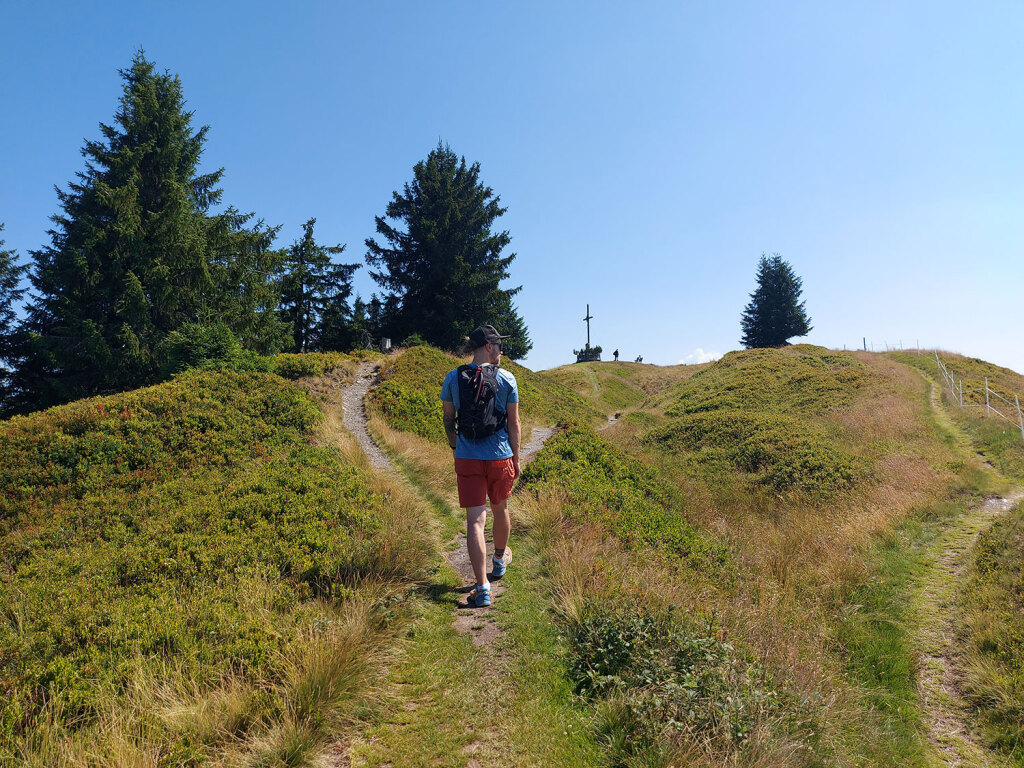 Die letzten Meter zum Hochgründeck