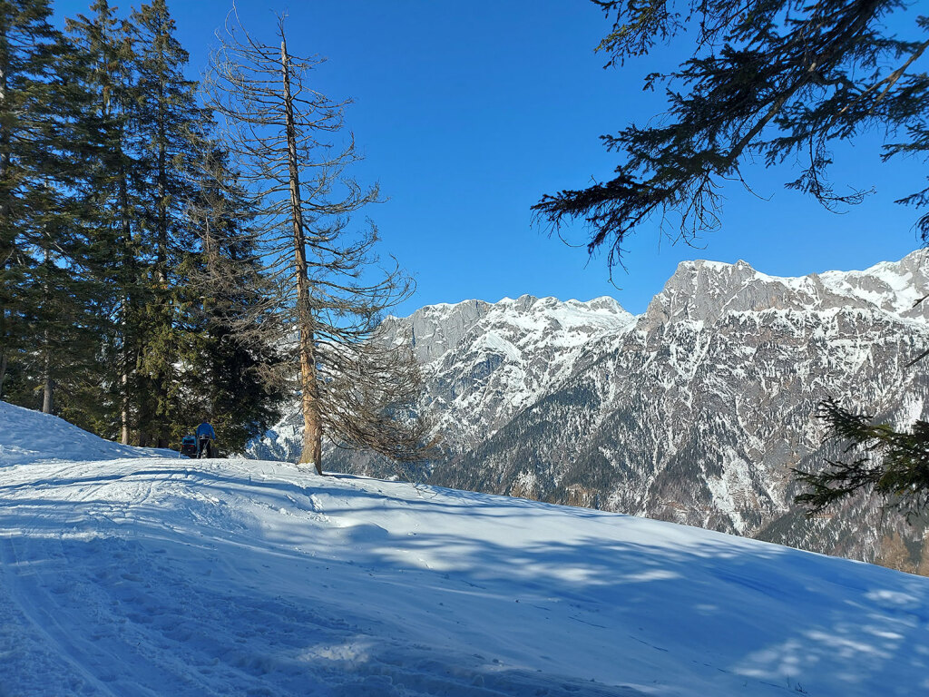 Perfekte Spur zur Ostpreußenhütte