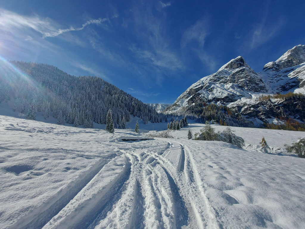 Winterwanderung in die Aualm