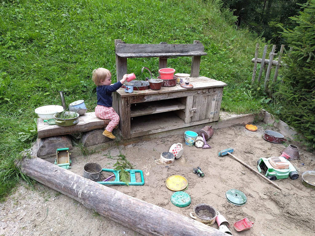 Spielplatz auf der Alm