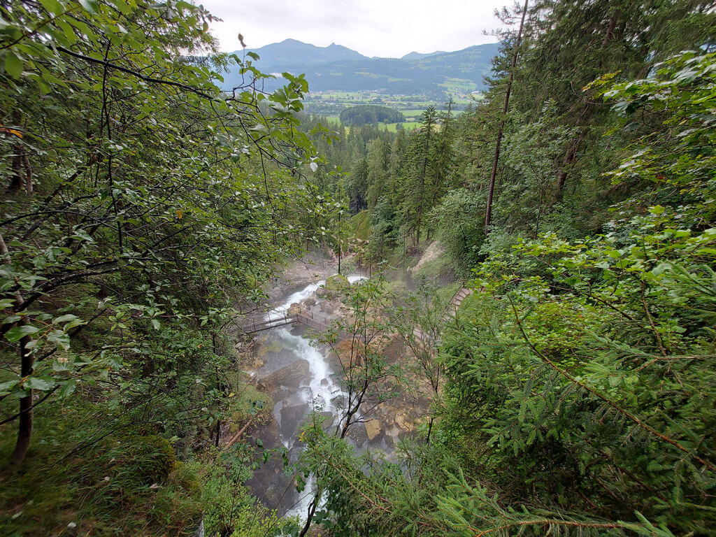 Aussichtspunkt Wanderung Gollinger Wasserfall